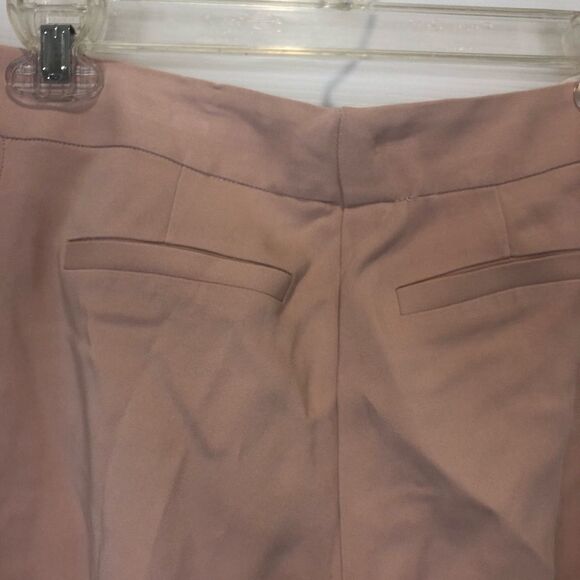 Rebecca Taylor pink midi Bermuda shorts with side lace detail, size 4 - Picture 10 of 13